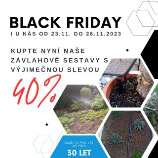 BLACK FRIDAY https://www.zavlahy-jerabek.cz/sestavy-pro-zahradkare/ #BlackFriday #blackfriday #blackfriday2023